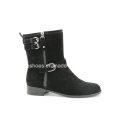 Comfort Low Heels Fashion Leather Lady Ankle Boots
